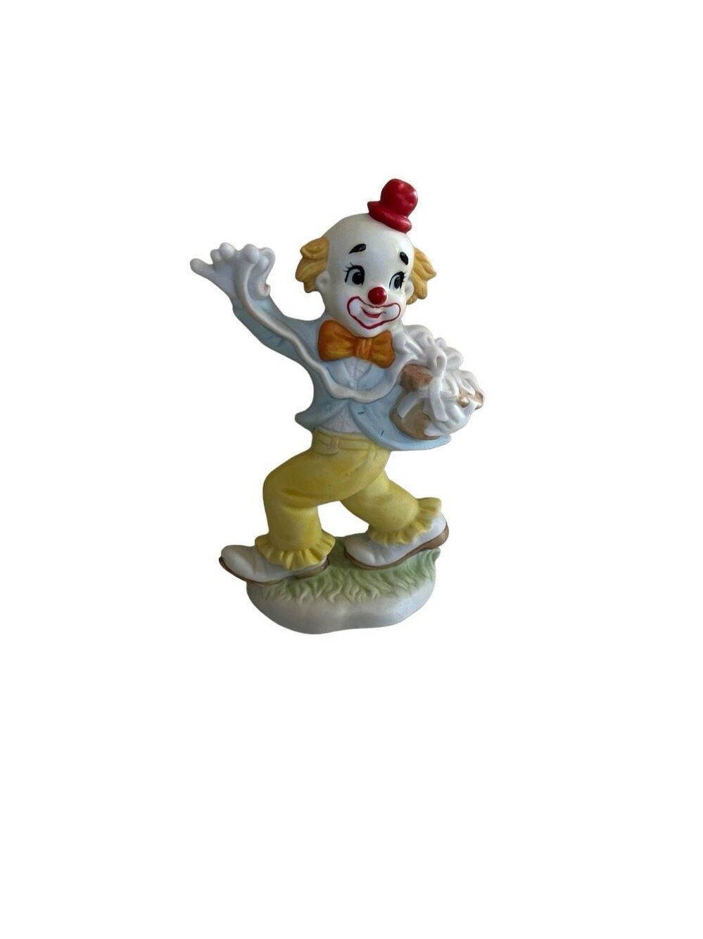 Vintage Giftcraft porcelain clown figurine